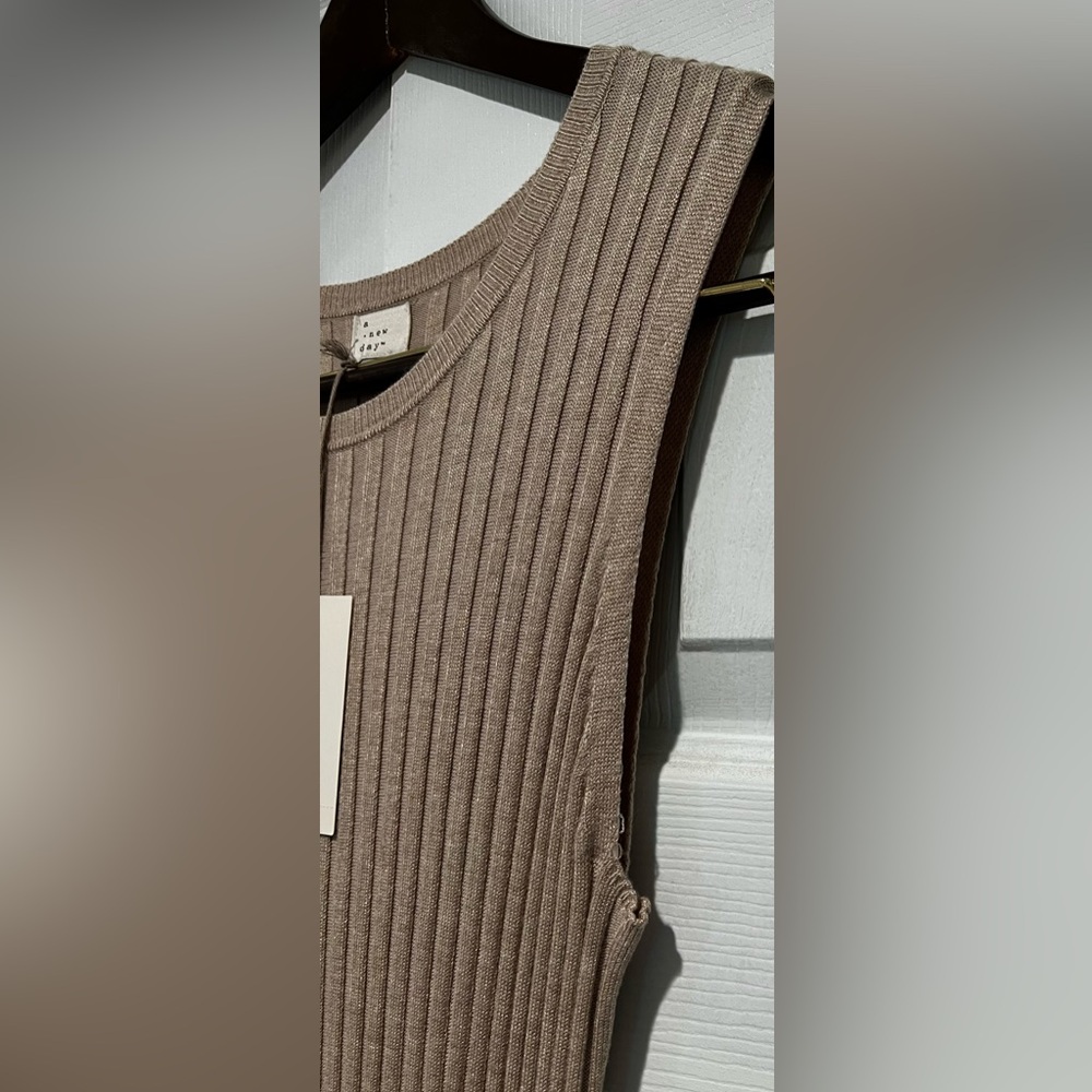 NWT A New Day Summer Weight Knit Dress Ladies Large - Picture 13 of 16